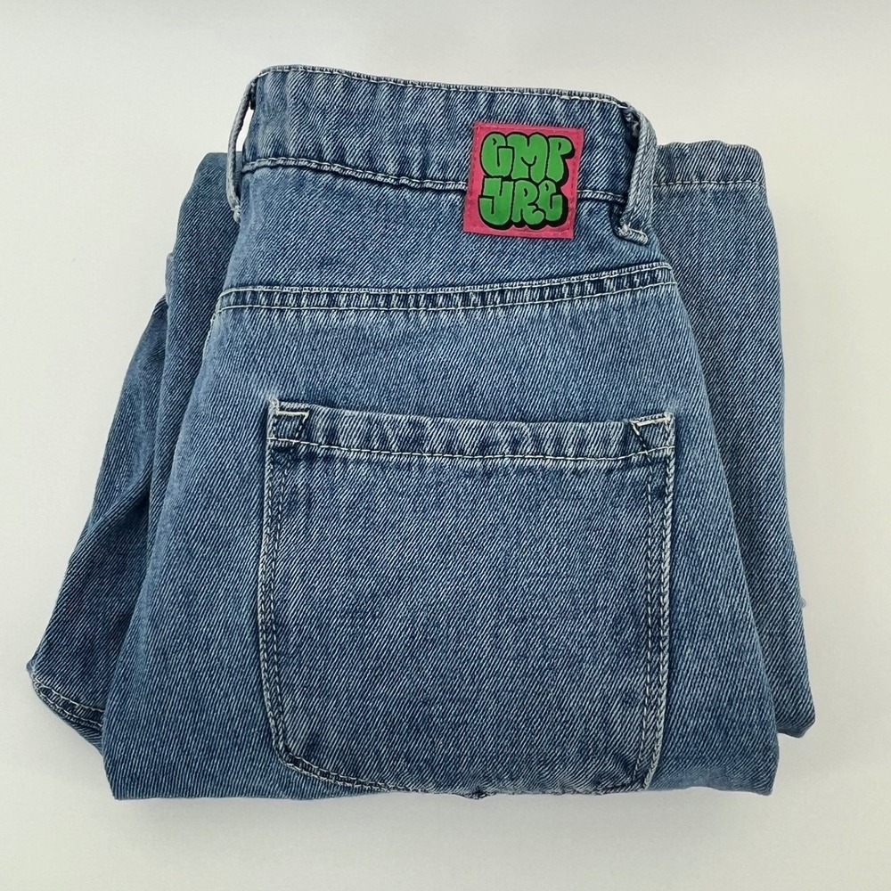 Empyre Convertible Cargo Jeans Womens 0 Blue Zip Off Skater Streetwear Y2k